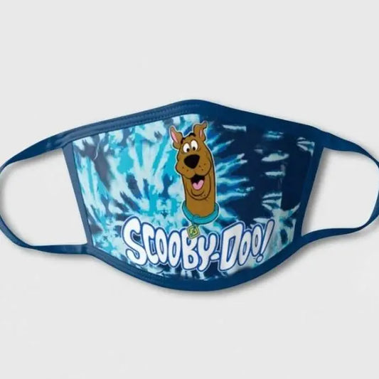 Scooby-Doo Characters Kids' 3-Pack Cotton Face Masks, Cute Adventures-Themed 3-Print Variety, Breathable Washable Reusable, Comfortable Fit for School & Outings