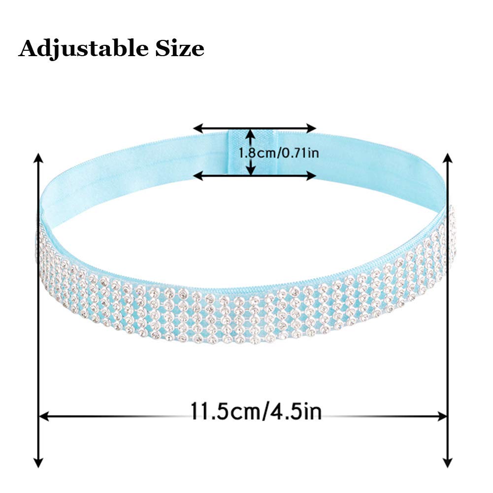 JiaDuo Girls Costume Elastic Headband Choker Princess Dress Up Accessories