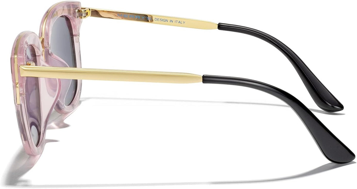 MERRY'S Girls Cat Eye Sunglasses for Kids Age 3-12 Polarized UV400 S7001