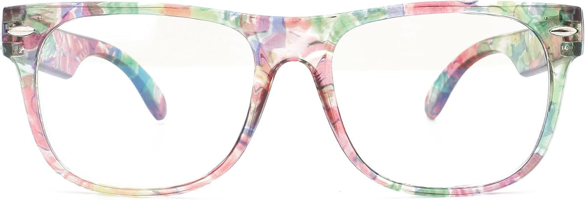 OWL Kids Clear Lens Colored Glasses Protect Child's Eyes from UVB UVA