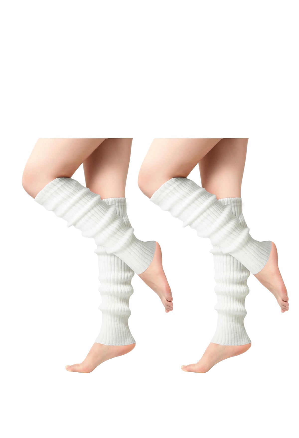 Passionbility Leg Warmers for Women 80s, Ribbed Knit Long Socks Leg Warmer