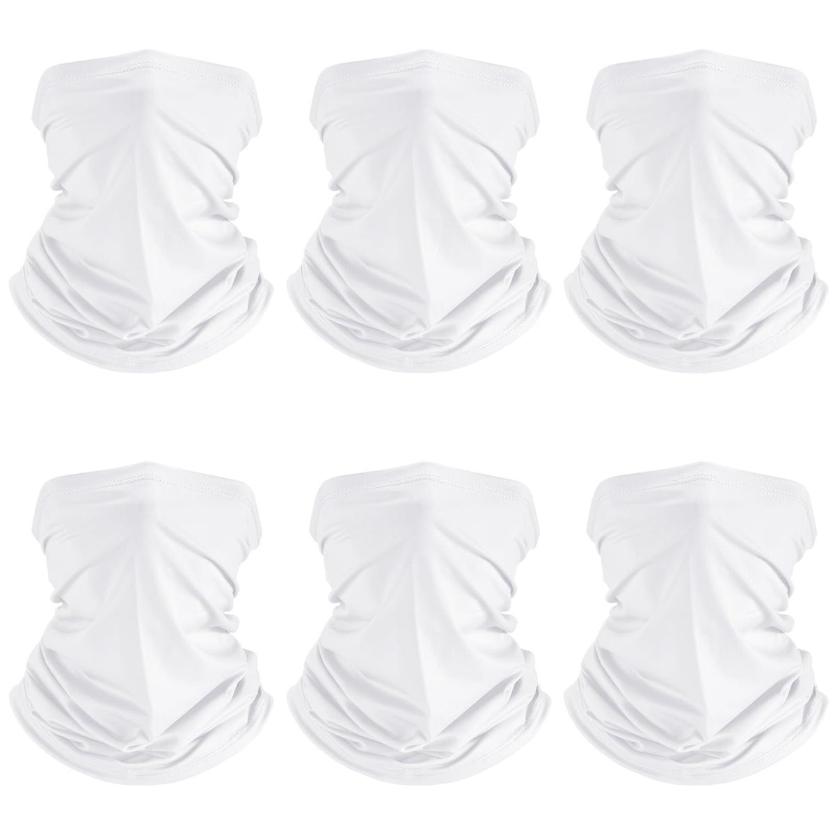 Geyoga 6 Pcs Neck Gaiter Cooling Face Bandana Mask for Men
