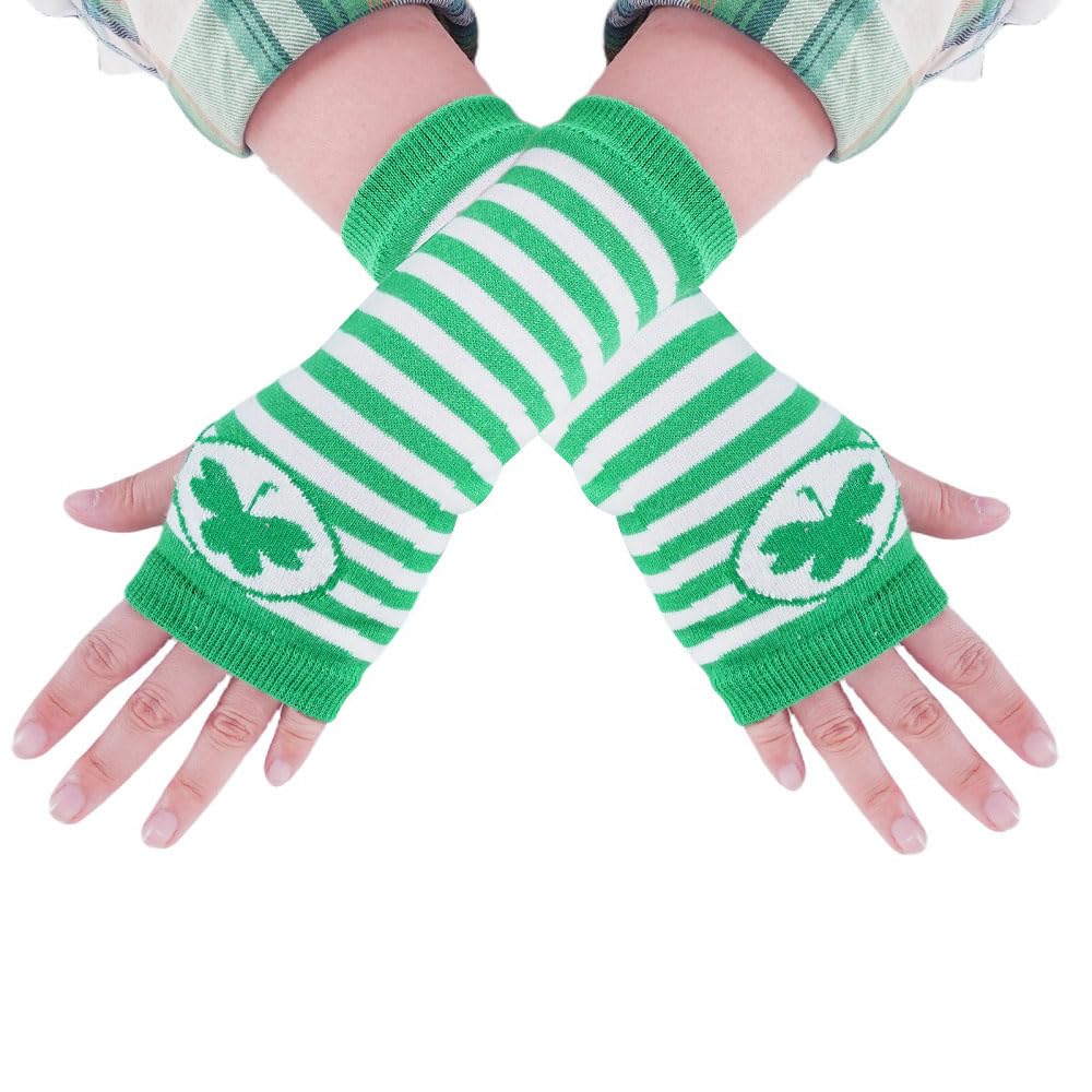 Kids Arm Warmers Gloves Girls Arm Gloves Striped And Rainbow