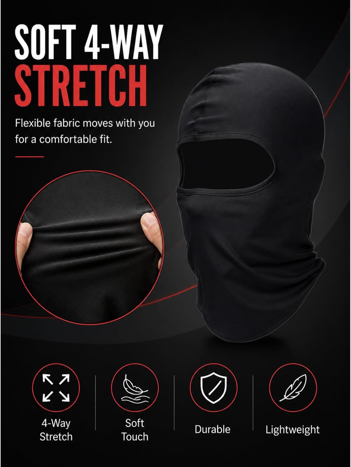 SATINIOR 9 Pack Balaclava Ski Mask Winter Hood Men