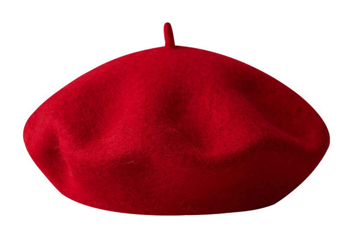 Kids Girls French Beret Hat Artist Hat Solid Warm Beanie Cap Winter Autumn