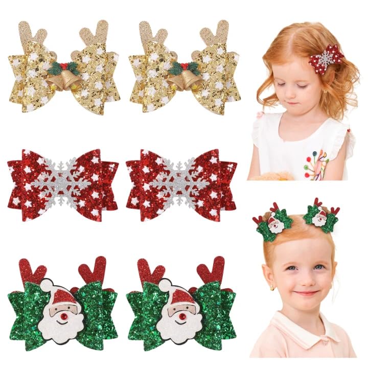 choicbaby 12pcs Butterfly Hair Clips 3.5" Glitter Sequine Baby Girls Clips Stylish Y2K Toddler Butterfly Clips Hair Accessories for Toddler Girls Party Birthday Holiday