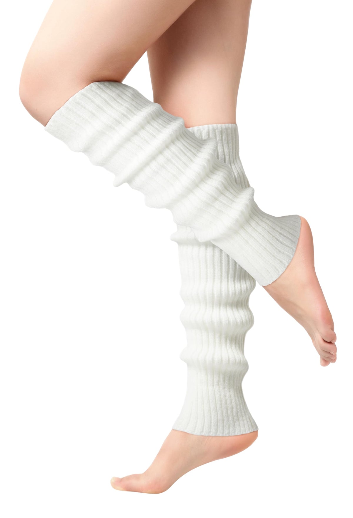Passionbility Leg Warmers for Women 80s, Ribbed Knit Long Socks Leg Warmer