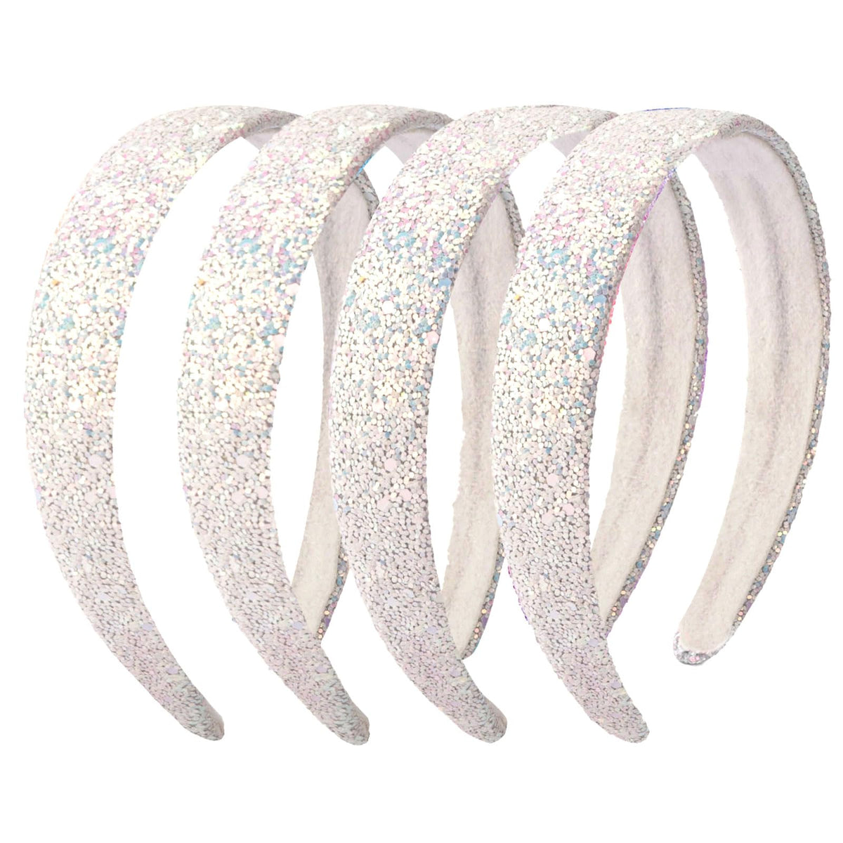Headbands for Women Girls Hair Accessories Glitter Purple Blue Headband Hair Accessories for Girls Sparkly Headband Rose Gold HairBand for Girl Daily Outfit & Back to School, Holidays
