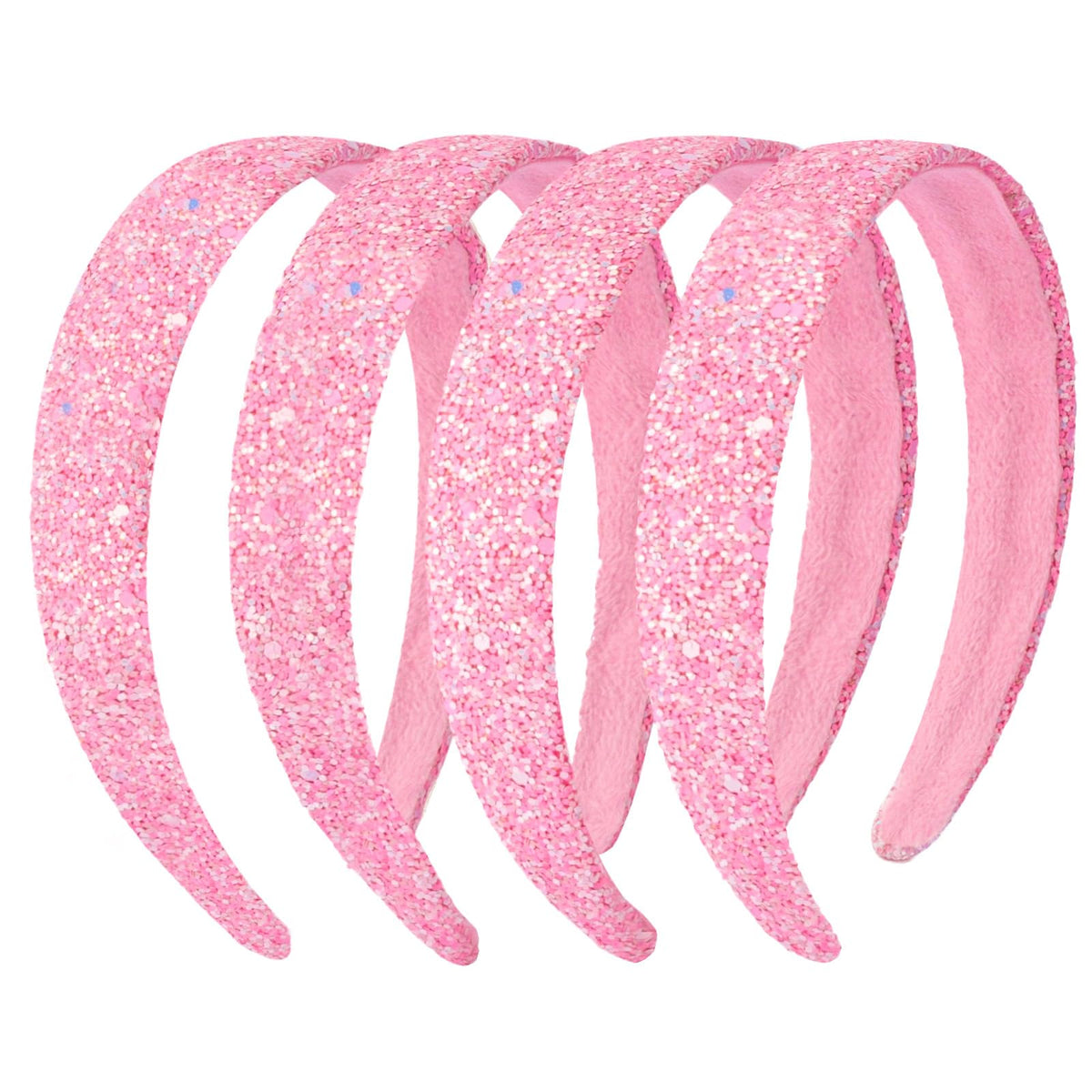 Headbands for Women Girls Hair Accessories Glitter Purple Blue Headband Hair Accessories for Girls Sparkly Headband Rose Gold HairBand for Girl Daily Outfit & Back to School, Holidays