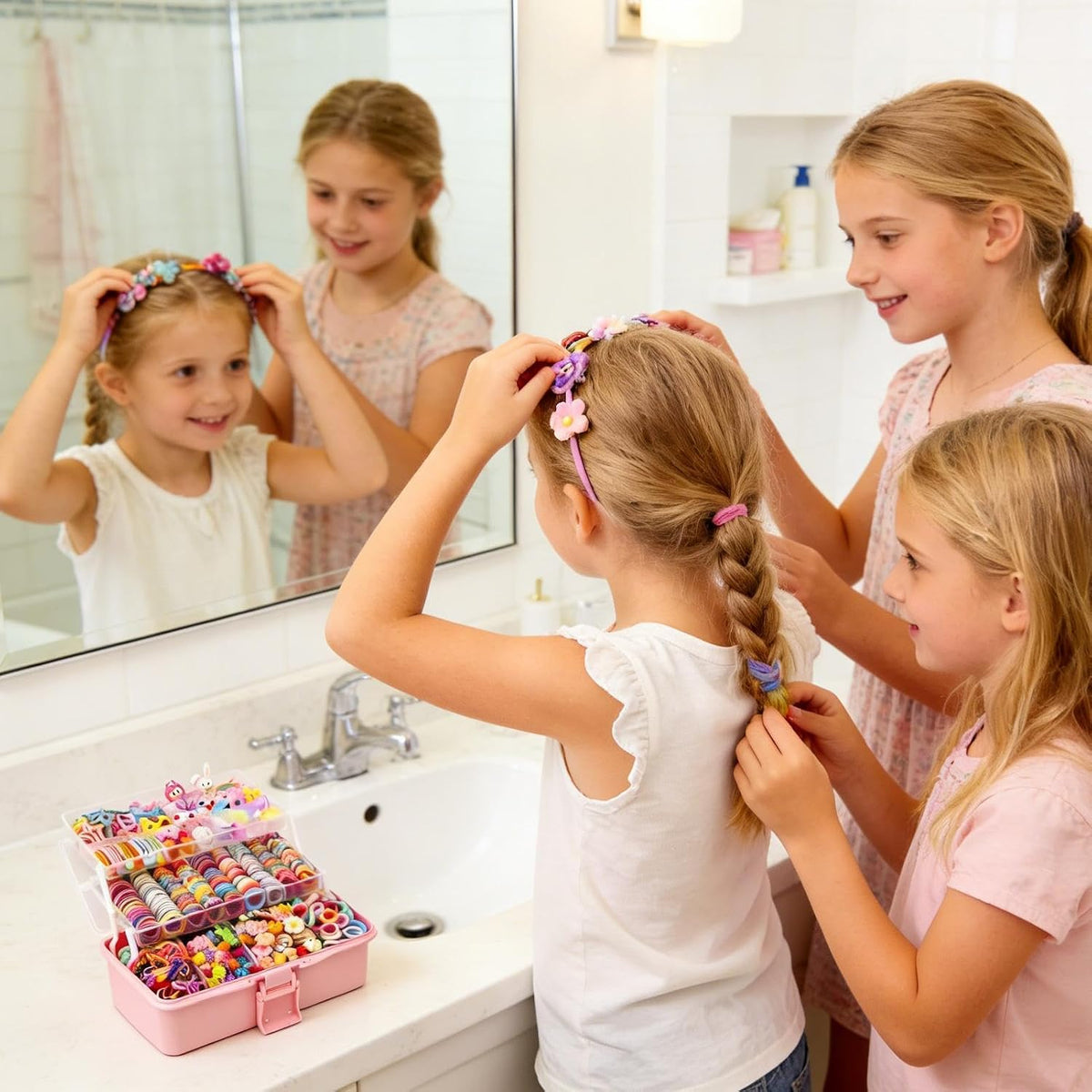 Little Girl Hair Accessories Set Elastic Headband Hair Accessories