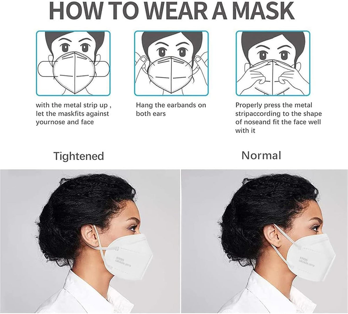 LEMENT Face Masks,5-Ply Breathable Cup Disposable Mask For Adult,Teenager
