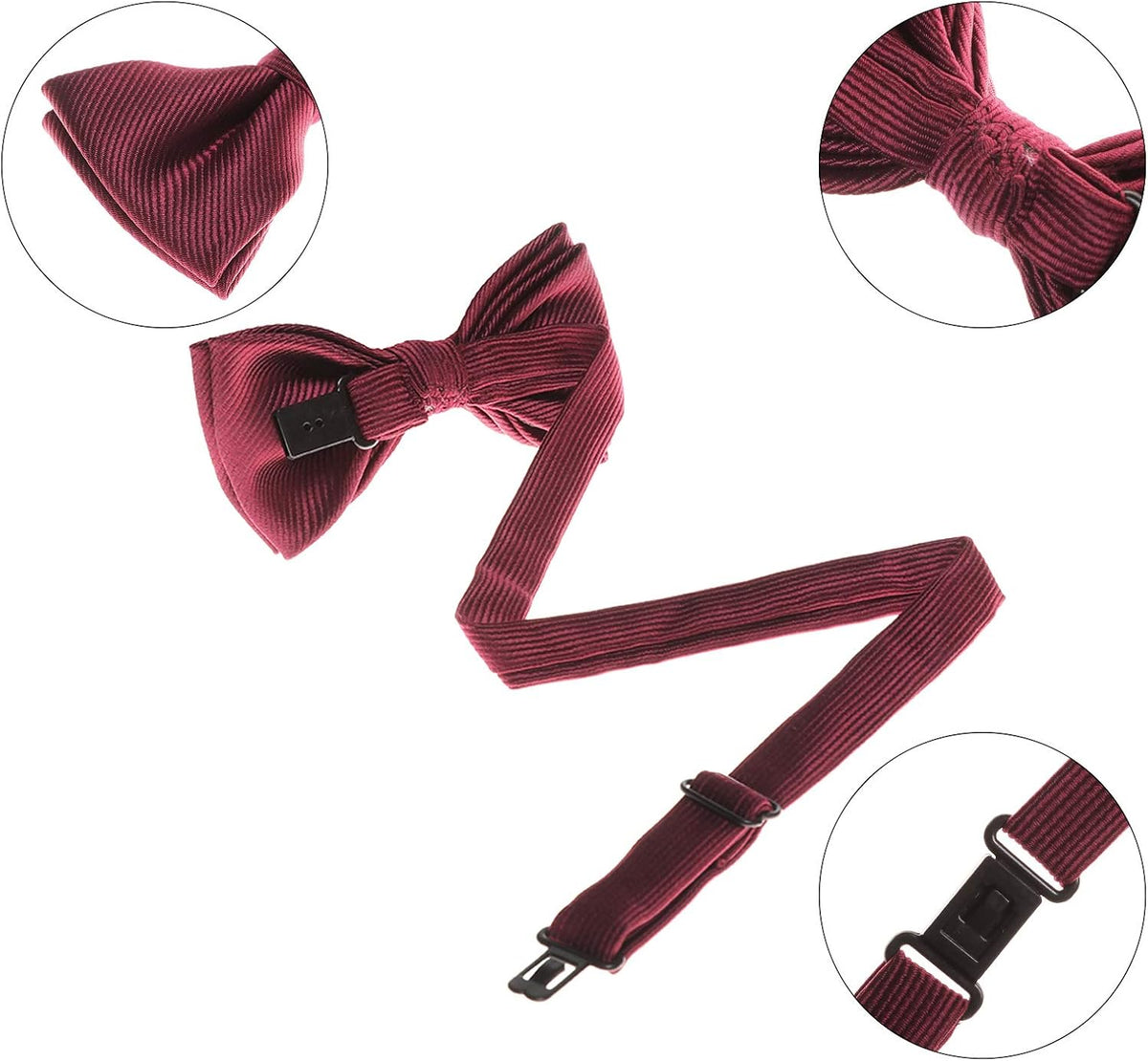 Kajeer Kids Suspender Bowtie Necktie Sets - Adjustable Elastic Classic Accessory Sets for 6 Months to 13 Year Old Boys Girls