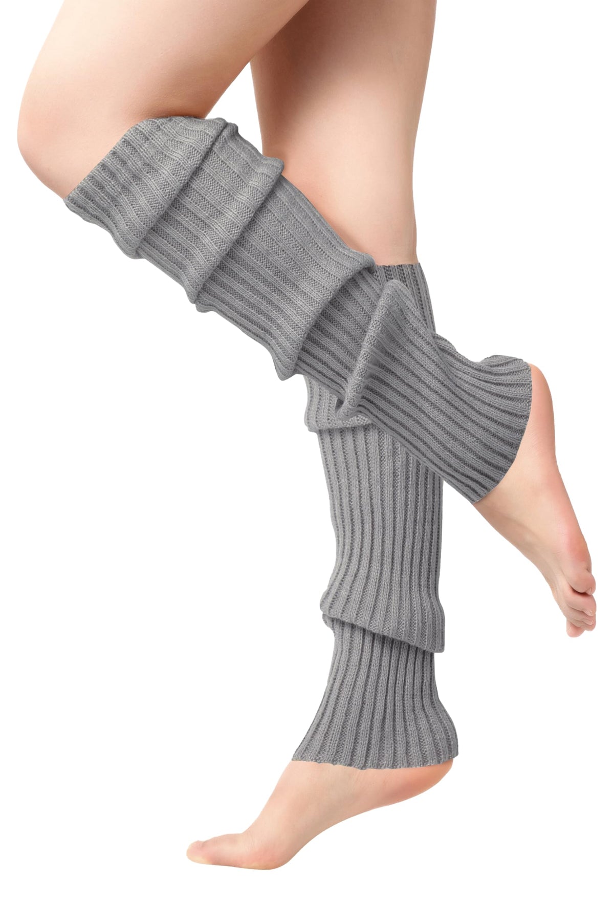 Passionbility Leg Warmers for Women 80s, Ribbed Knit Long Socks Leg Warmer