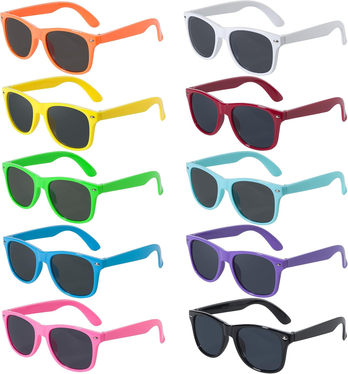 Kids Sunglasses with UV400 Protection - Lightweight Frames - Shatter-Resistant Lenses