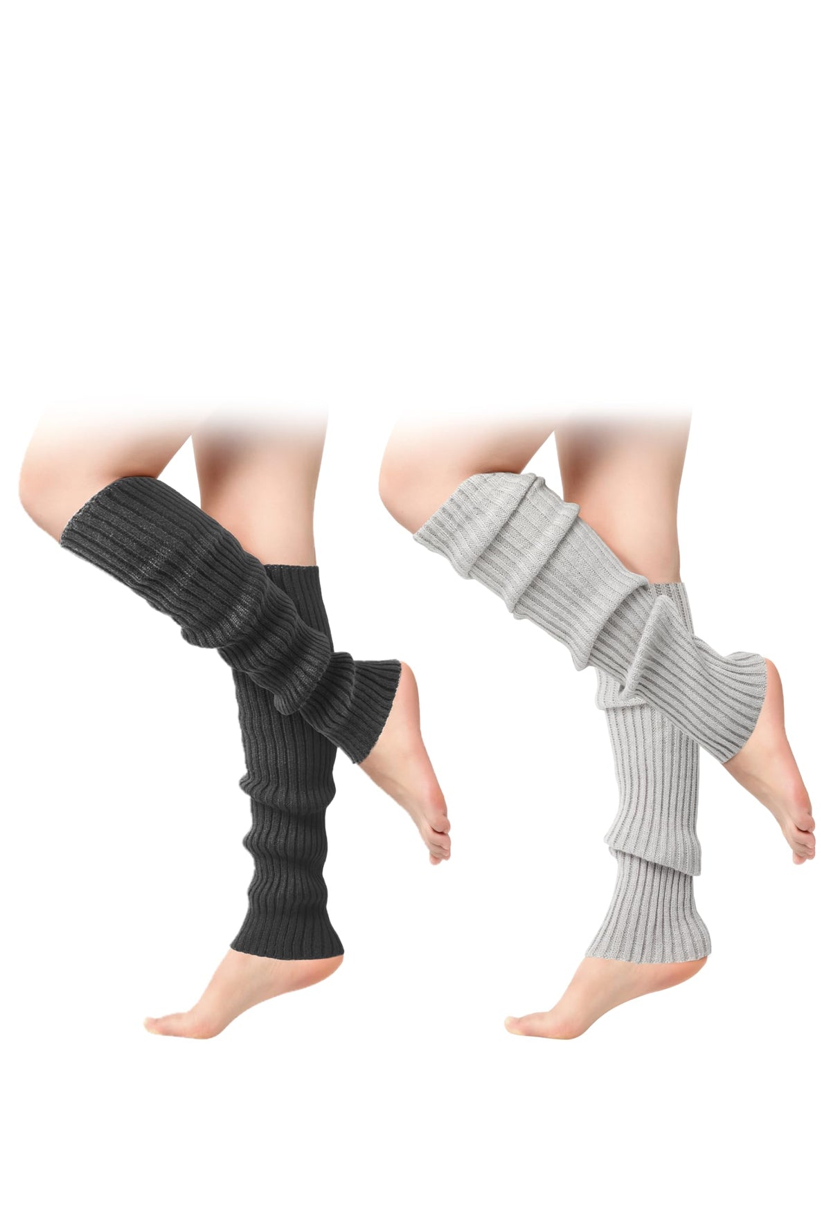 Passionbility Leg Warmers for Women 80s, Ribbed Knit Long Socks Leg Warmer