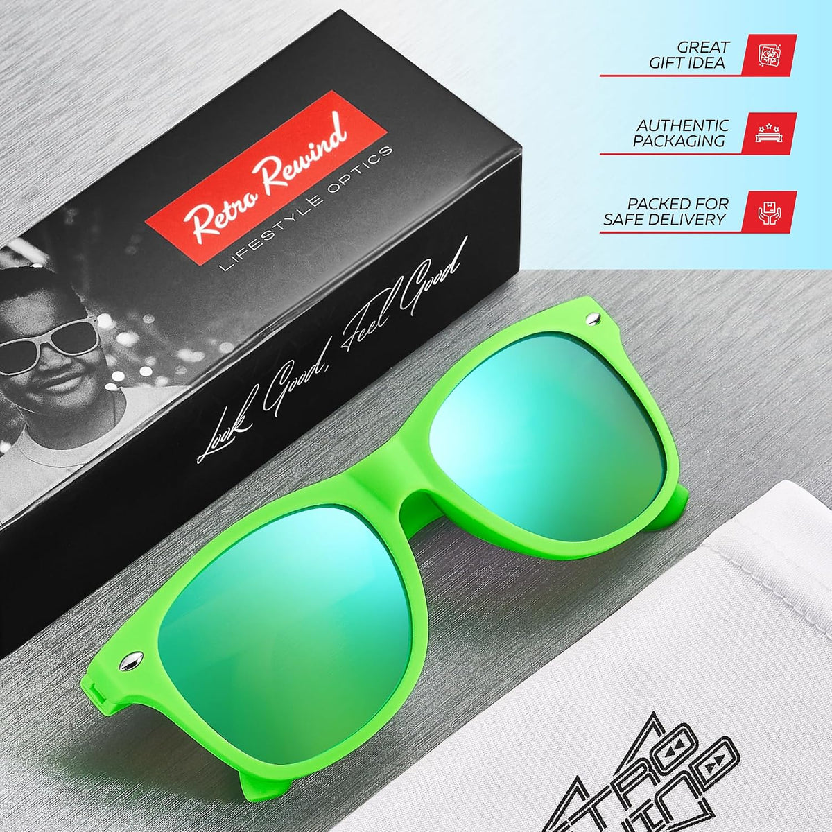 Kids Sunglasses for Boys Girls Age 3-12 Classic Children Sun Glasses UV400