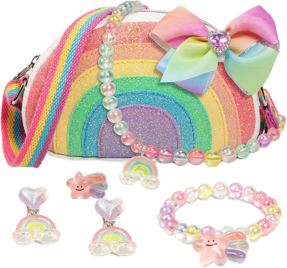 Toddler Purse Birthday Gifts for Little Girls 3-8, Dress Up Jewelry Toys