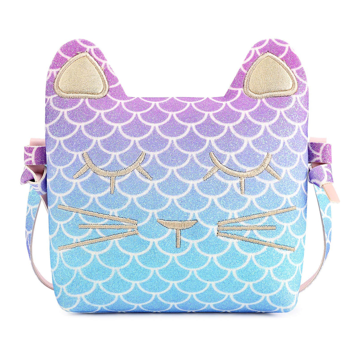 mibasies Kids Cat Purse for Little Girls Toddlers Wallet Crossbody Bag
