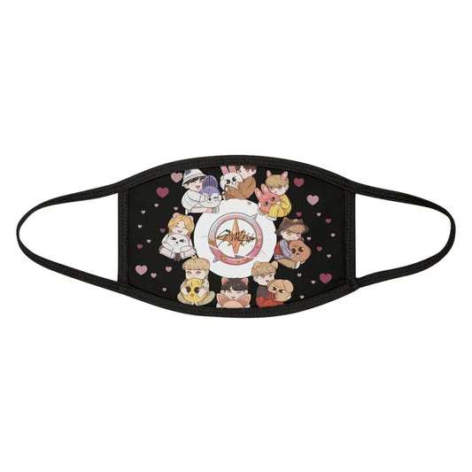 Mixed-Fabric Face Mask kpop music