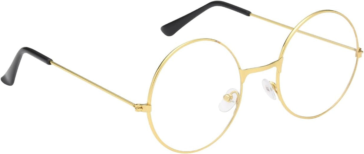 Degpum Fake Glasses for Kids Old Lady Costume Glasses for Old Man Costume Dress Up Granny Nerd Halloween Cosplay Accessories