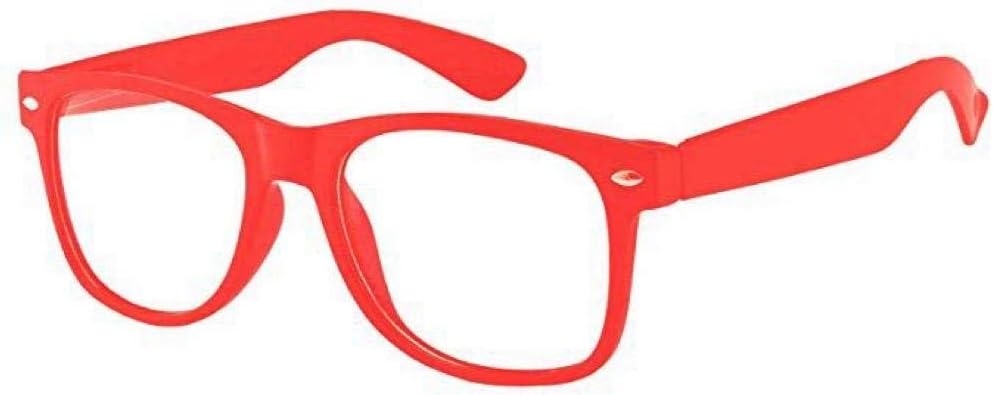 Boolavard Nerd Glasses – Fake Fashion Glasses for Kids – Costume Glasses for Halloween or Cosplay Age 4-12