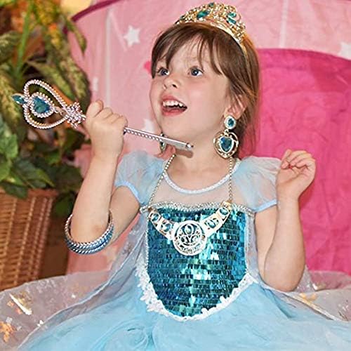 Tagitary 48-Piece Princess Dress-Up Jewelry Toy Set for Girls