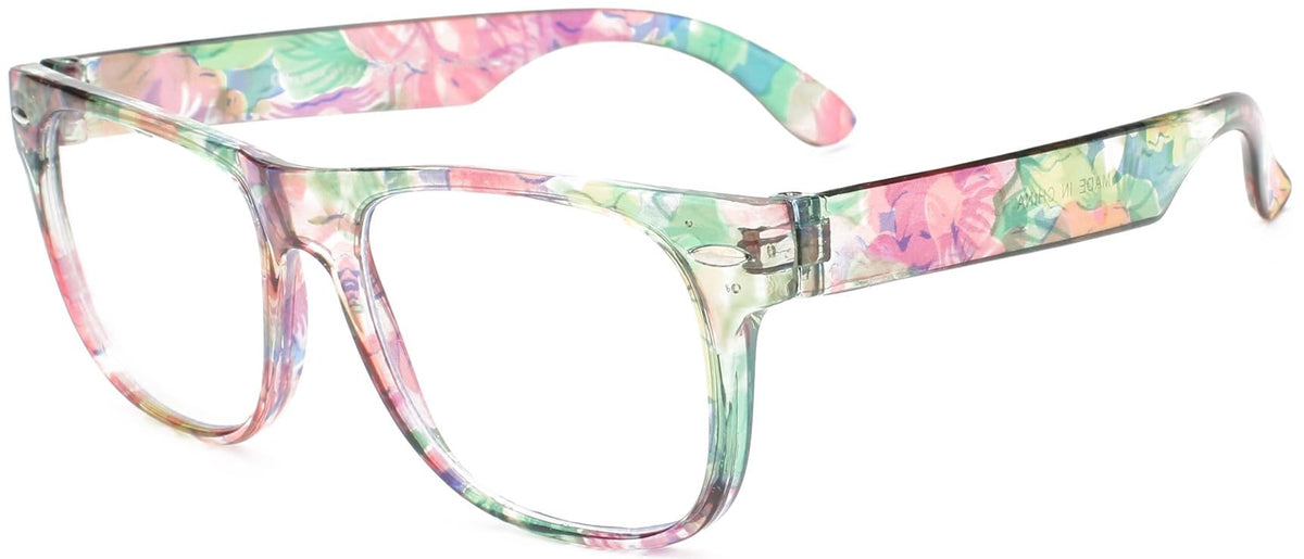 OWL Kids Clear Lens Colored Glasses Protect Child's Eyes from UVB UVA