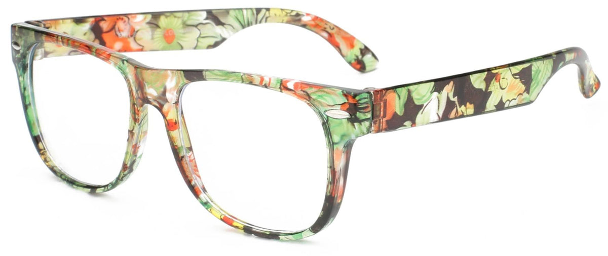 OWL Kids Clear Lens Glasses – Non-Prescription UV400 Eyewear for Children, Colorful Frames (Ages 3+)