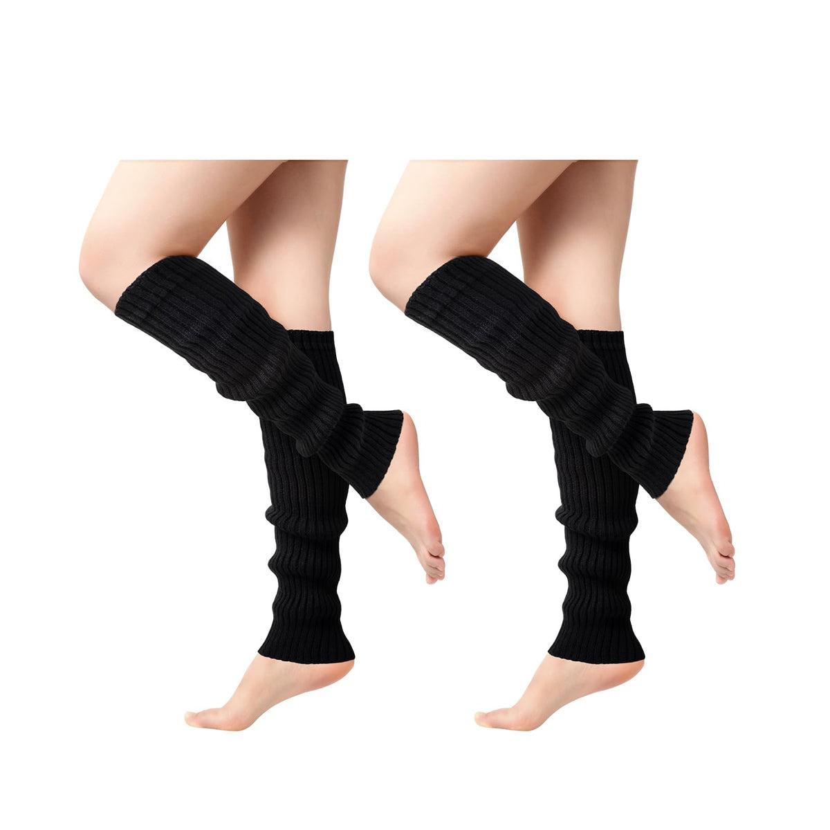 Passionbility Leg Warmers for Women 80s, Ribbed Knit Long Socks Leg Warmer