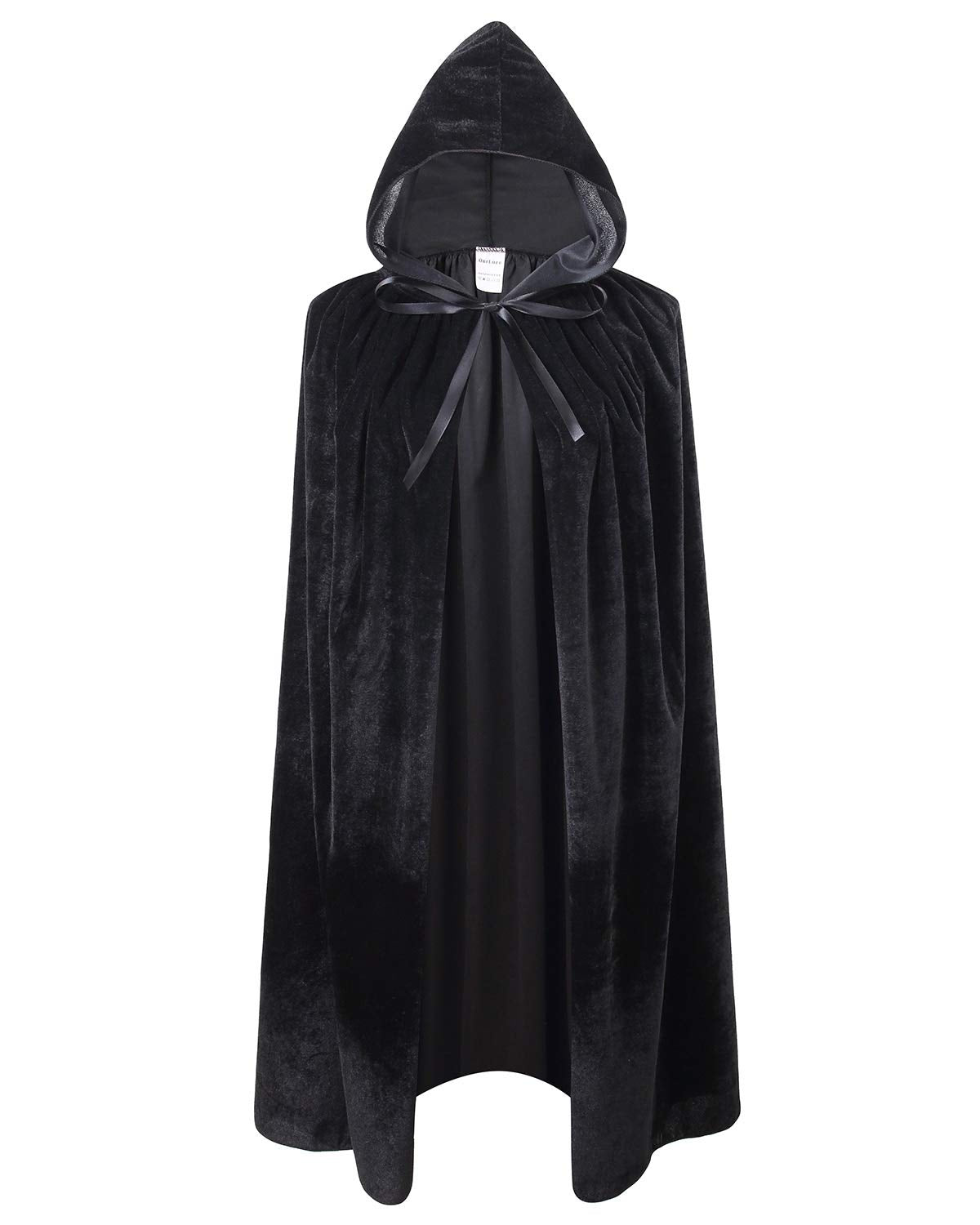 OurLore Kids Velvet Cape Cloak With Hood Unisex-Child Cosplay Halloween Christmas Costume