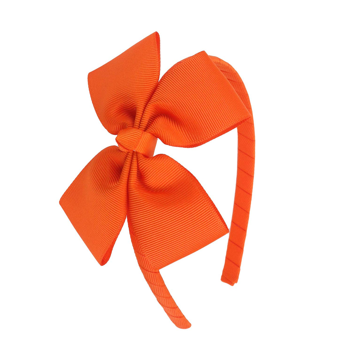 MEEDEE Grey Grosgrain Bow Headband, 1 PCs, for Girls Toddlers Kids Party Decoration Cosplay Costume Hair Accessory, Handmade Hair Band