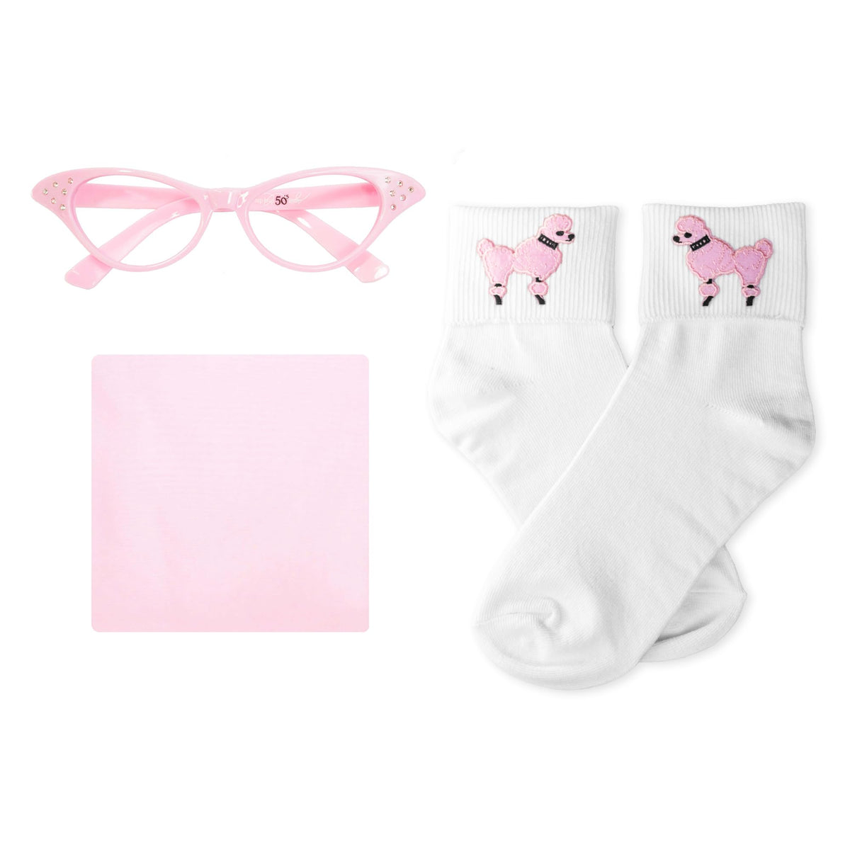 Hip Hop 50's Shop 50's 3 Piece Costume Accessory Set for Kids Toddler Child
