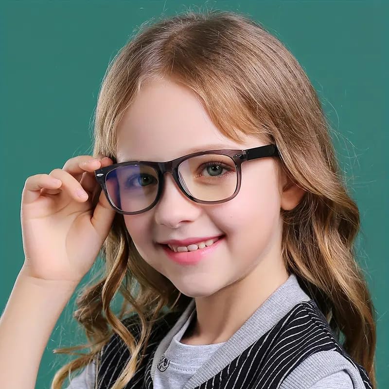 Boolavard Nerd Glasses – Fake Fashion Glasses for Kids – Costume Glasses for Halloween or Cosplay Age 4-12