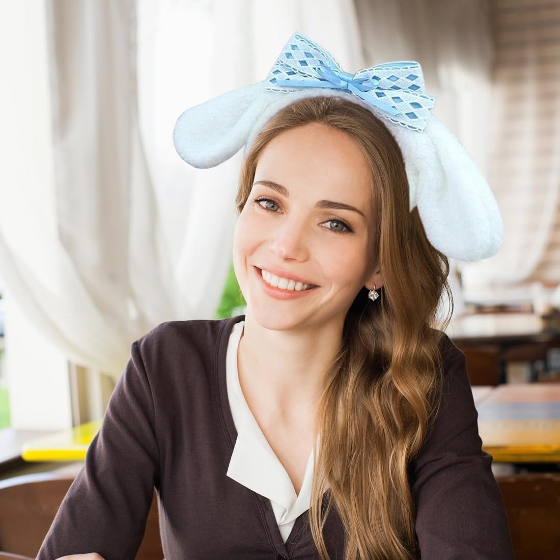 Kawaii Accessories Gifts Set Include 210Pcs Cute Headband, Hair Band, Hair Ties, Hair Clips, Pouch Purse Stickers Necklace Bracelet Set