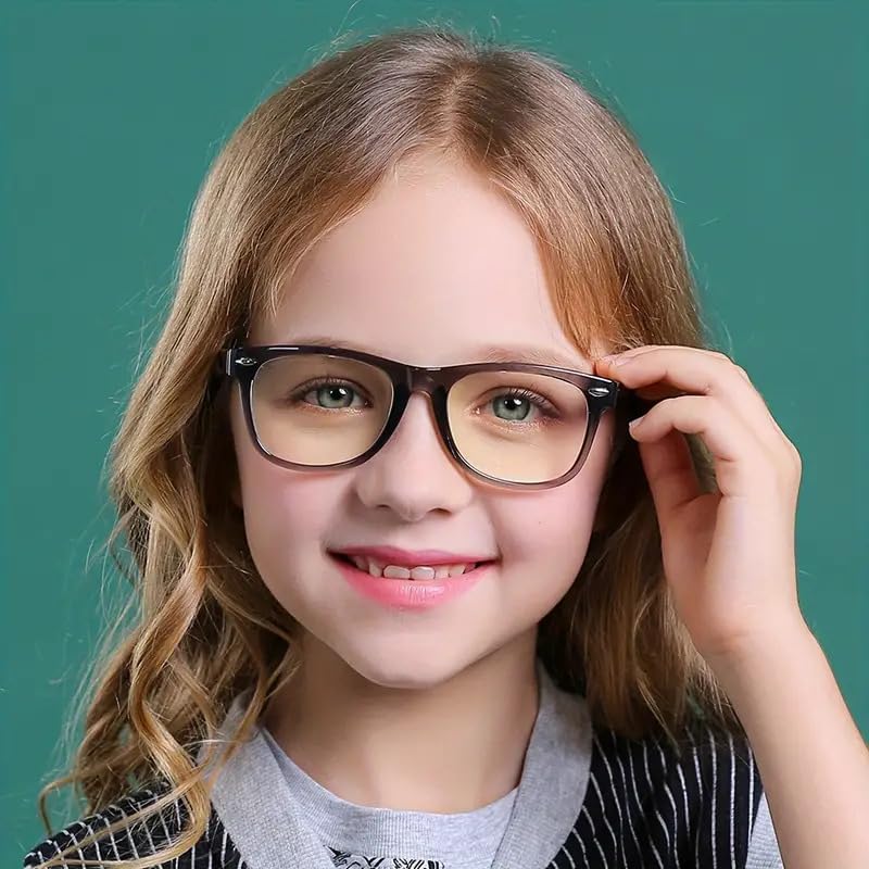 Boolavard Nerd Glasses – Fake Fashion Glasses for Kids – Costume Glasses for Halloween or Cosplay Age 4-12