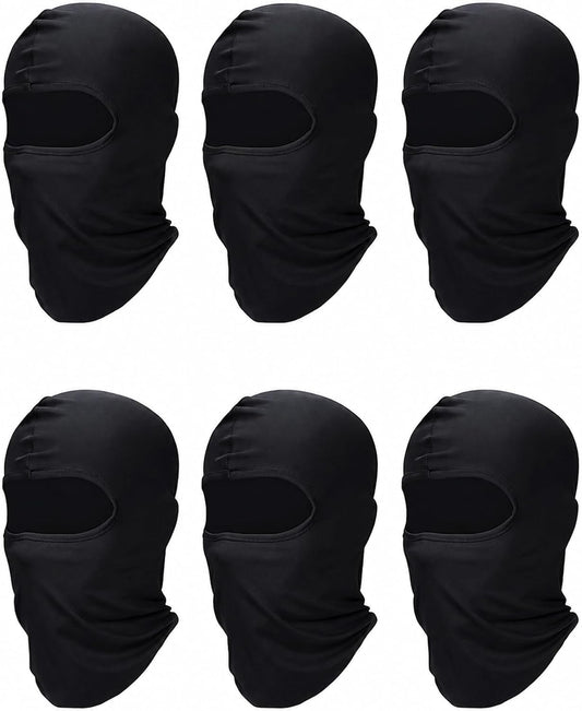 SATINIOR 6 Pcs Ski Balaclava Men Full Face Cover Mask