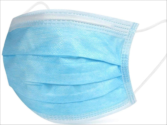 DÉCOPRO Case of 2500 pieces of Disposable Procedural Face Masks | Mouth & Nose Safety Protection 3-Layer Filter Barrier | Style# SM2500 | Manufactured for and Sold Exclusively by DecoPro