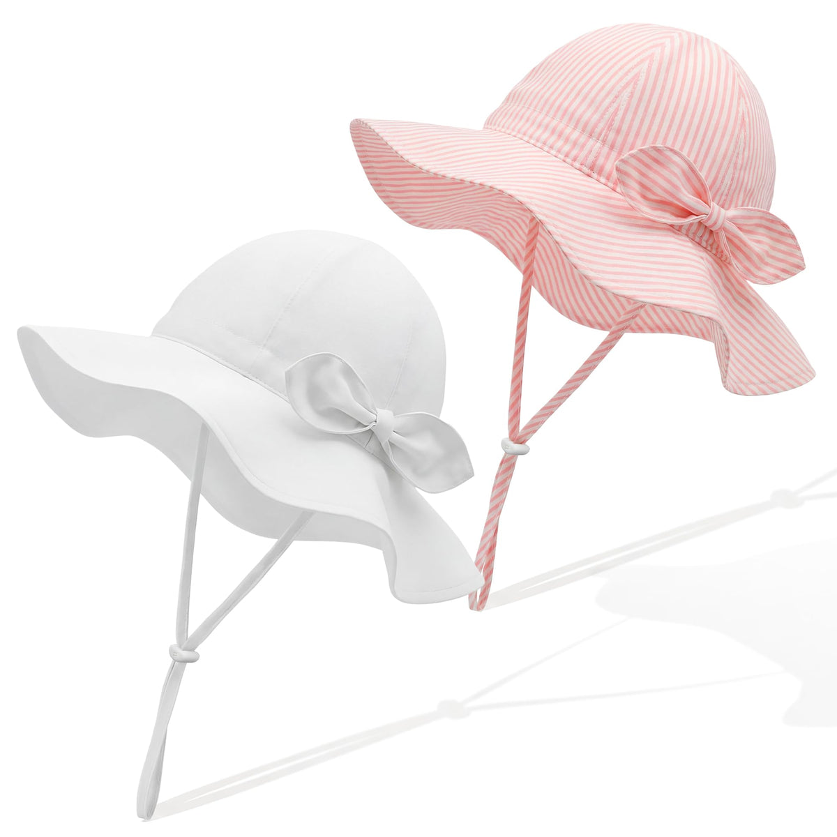 RIVBOS Baby Sun Hat UPF 50+ Animal Pattern Toddler Bucket Hat for Boys Girl