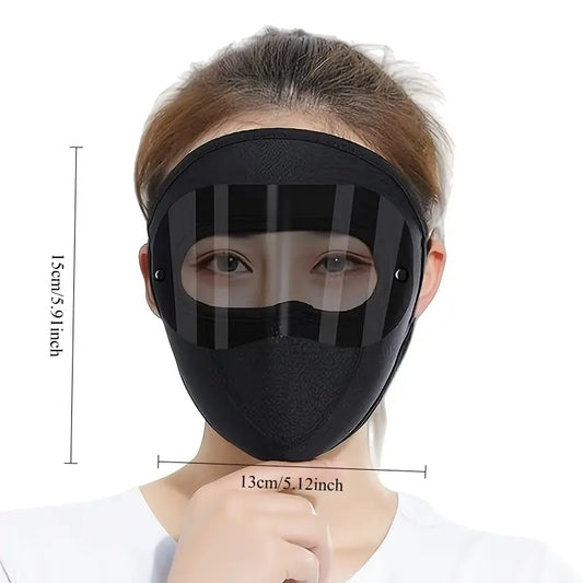 1 piece of women's face mask, 4 colors to choose from, suitable for sports, outdoor activities, cycling, breathable and comfortable materials, non electrified, comes with a windshield protector, face shield, and holiday gift as a gift