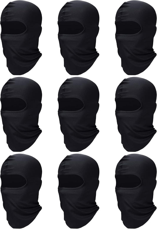 SATINIOR 9 Pack Balaclava Ski Mask Winter Hood Men