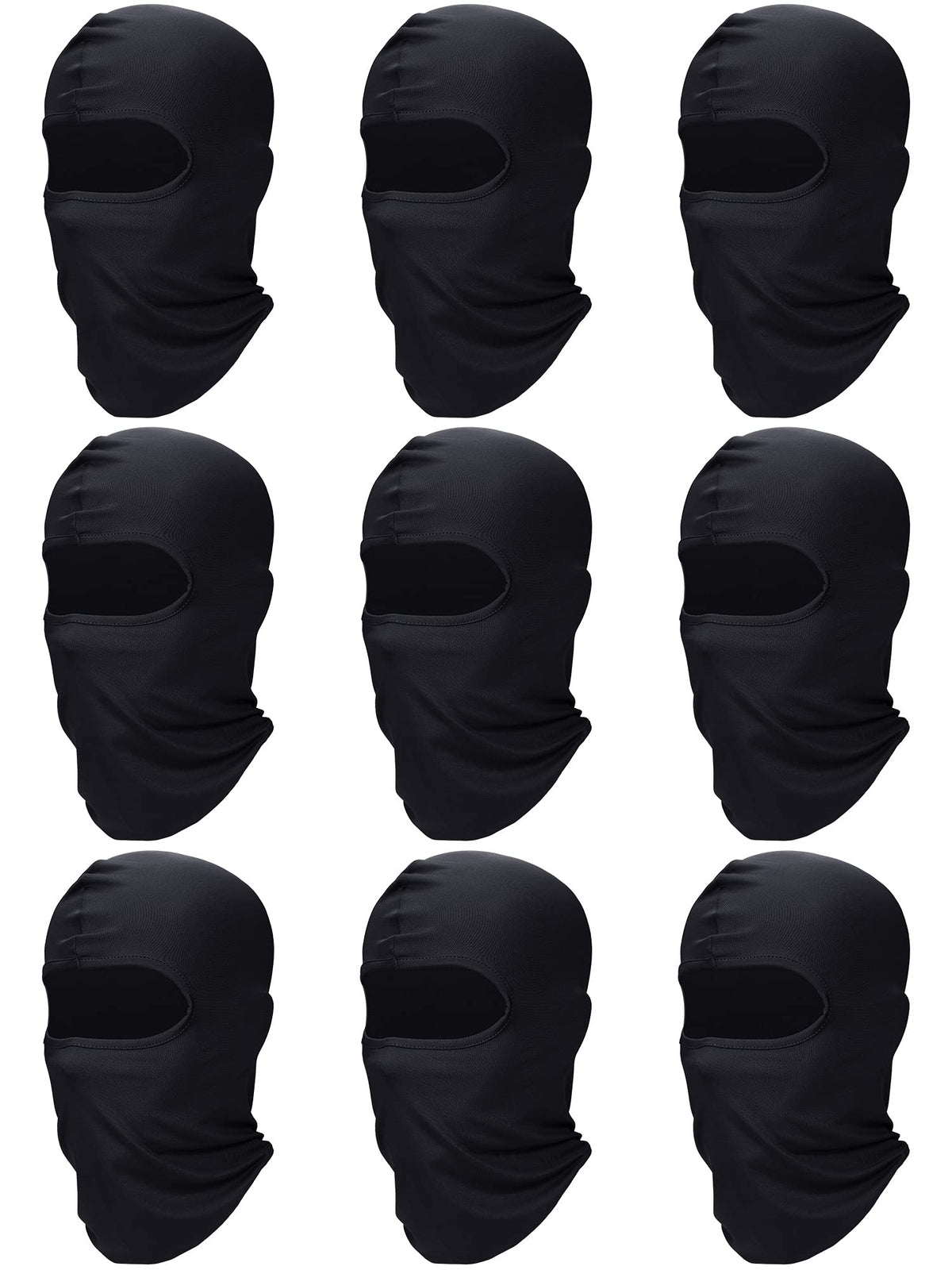 SATINIOR 9 Pack Balaclava Ski Mask Winter Hood Men