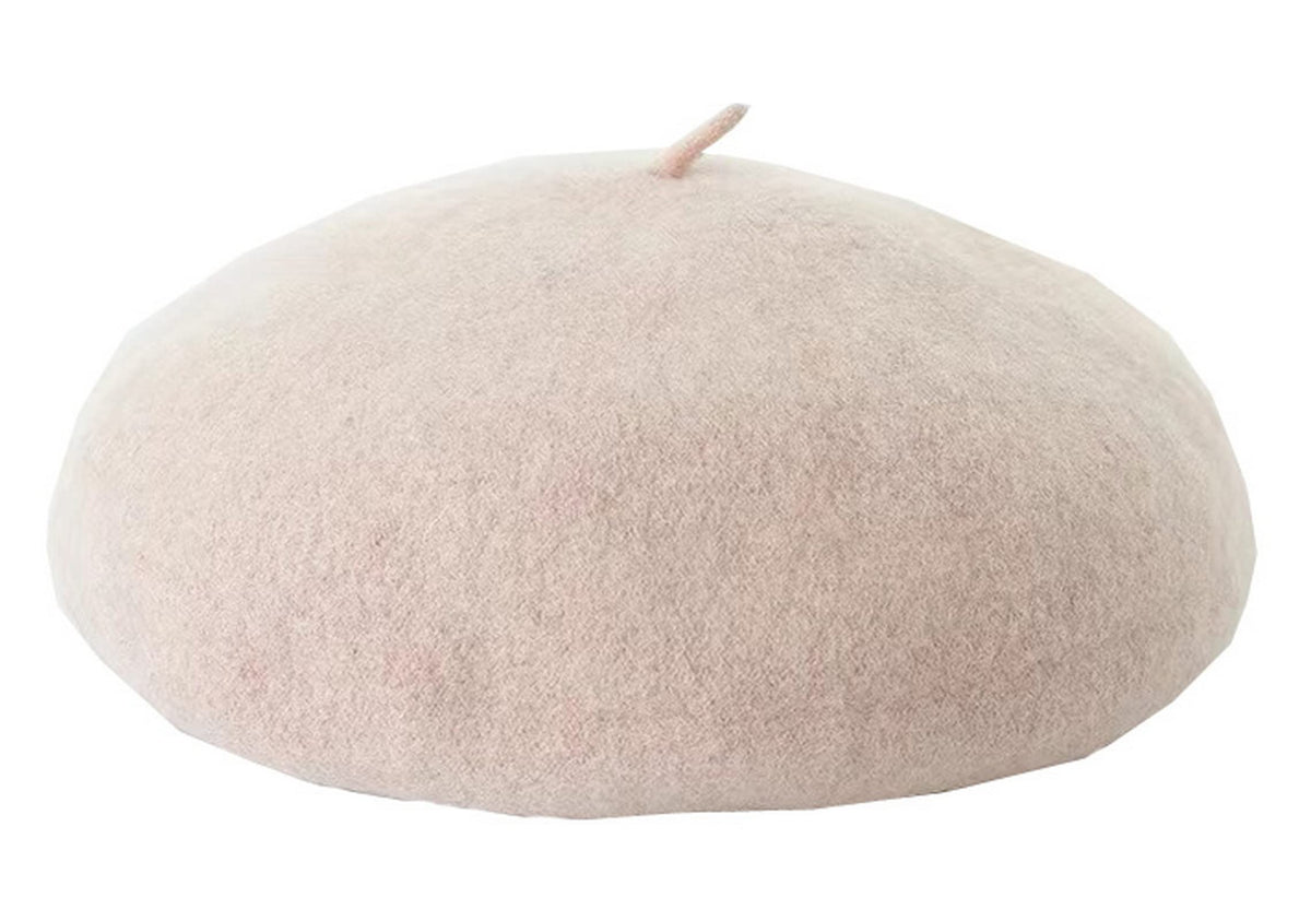 Kids Girls French Beret Hat Artist Hat Solid Warm Beanie Cap Winter Autumn
