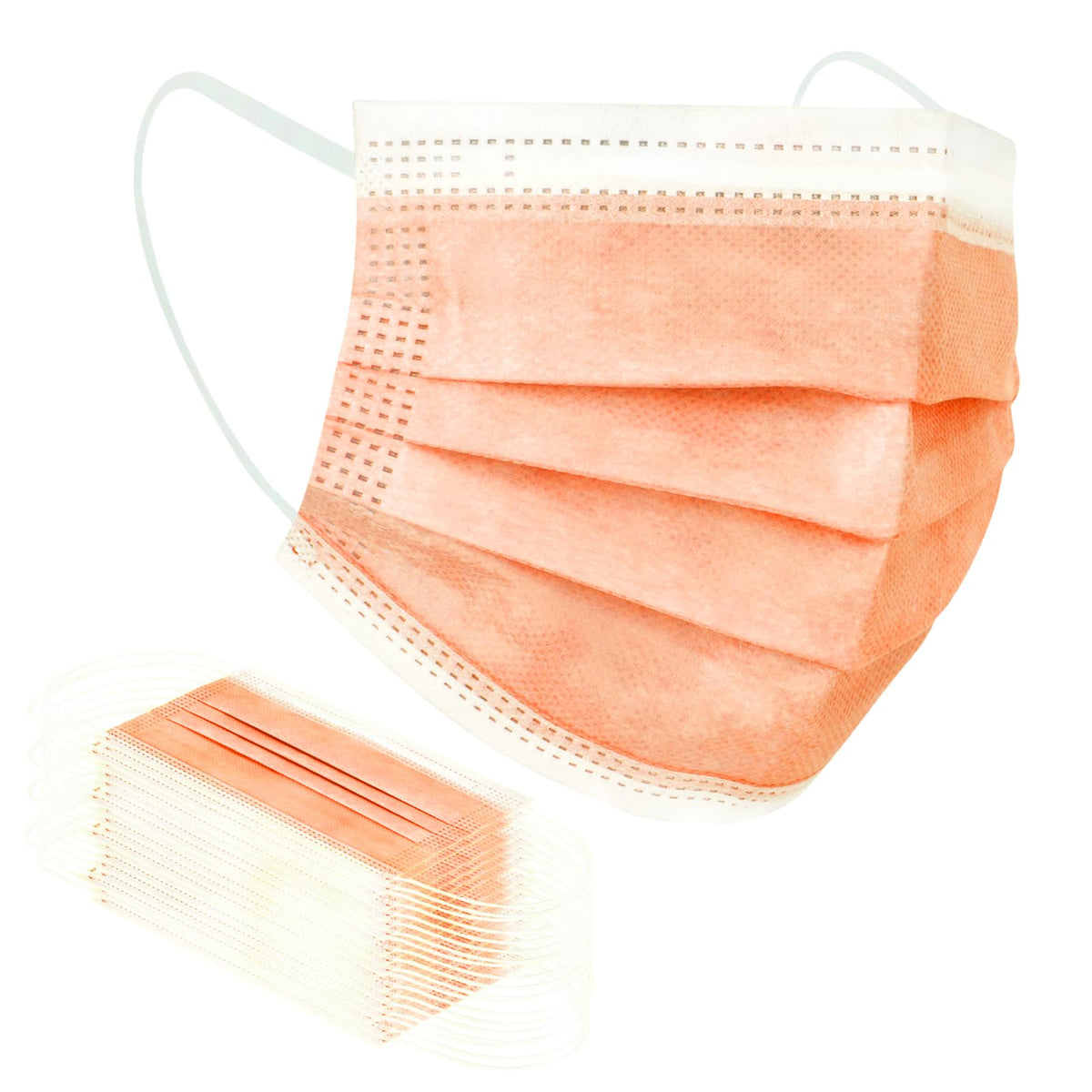 Borje Disposable Face Mask, 100 PCS Black Masks, 3 Ply Protection Face Masks