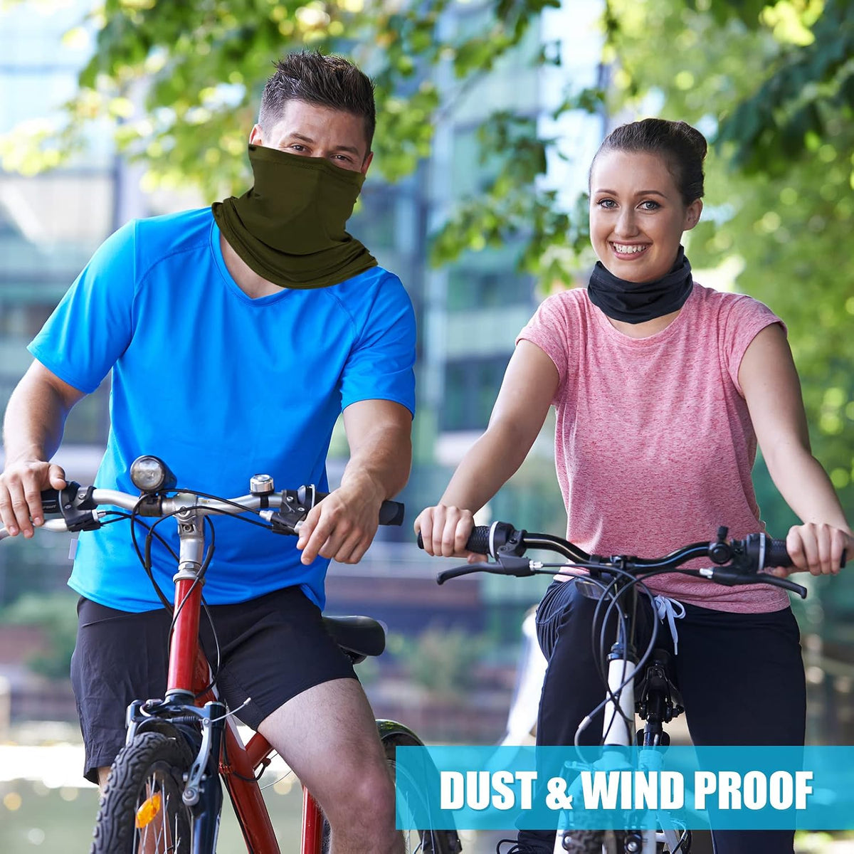 Fivali Neck Gaiter Face Mask: Cooling Windproof Breathable Bandana