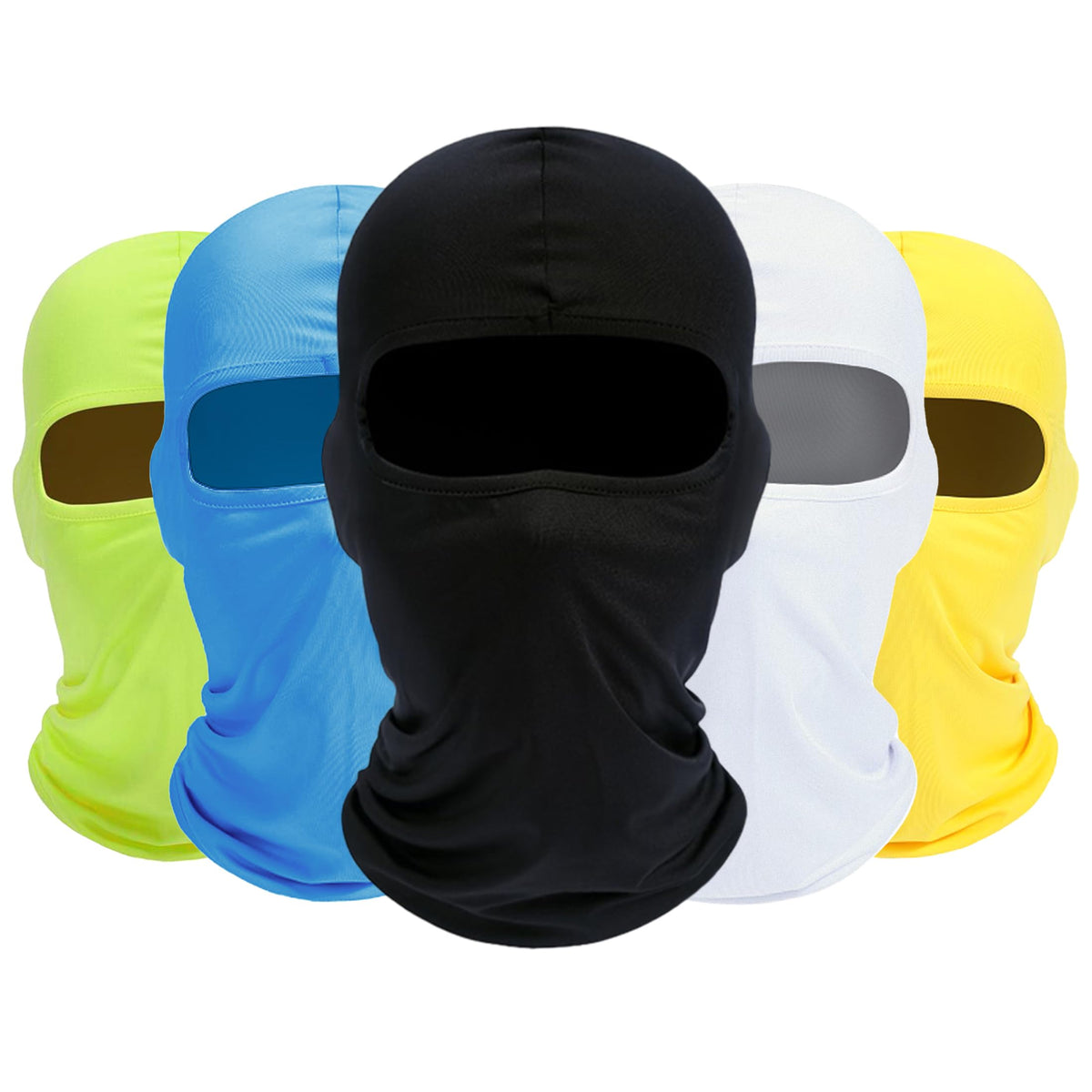 ROXUN Balaclava Ski Mask, 5 Pack Neck Gaiter Motorcycle Summer Cooling