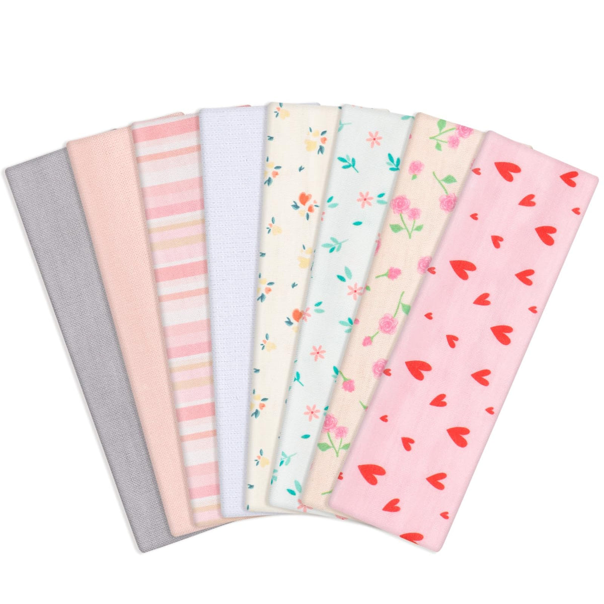 obeoby Flower Headbands for Music Festival Outfits, Cute Headbands for Teen Girls Daily Outfit Gatherings Non Slip Floral Stripe Fashion Hair Bands
