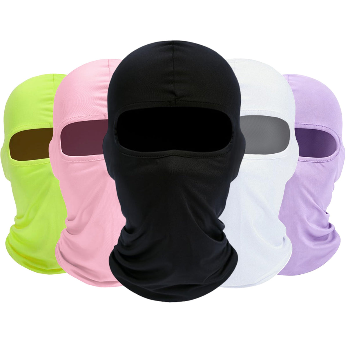 ROXUN Balaclava Ski Mask, 5 Pack Neck Gaiter Motorcycle Summer Cooling