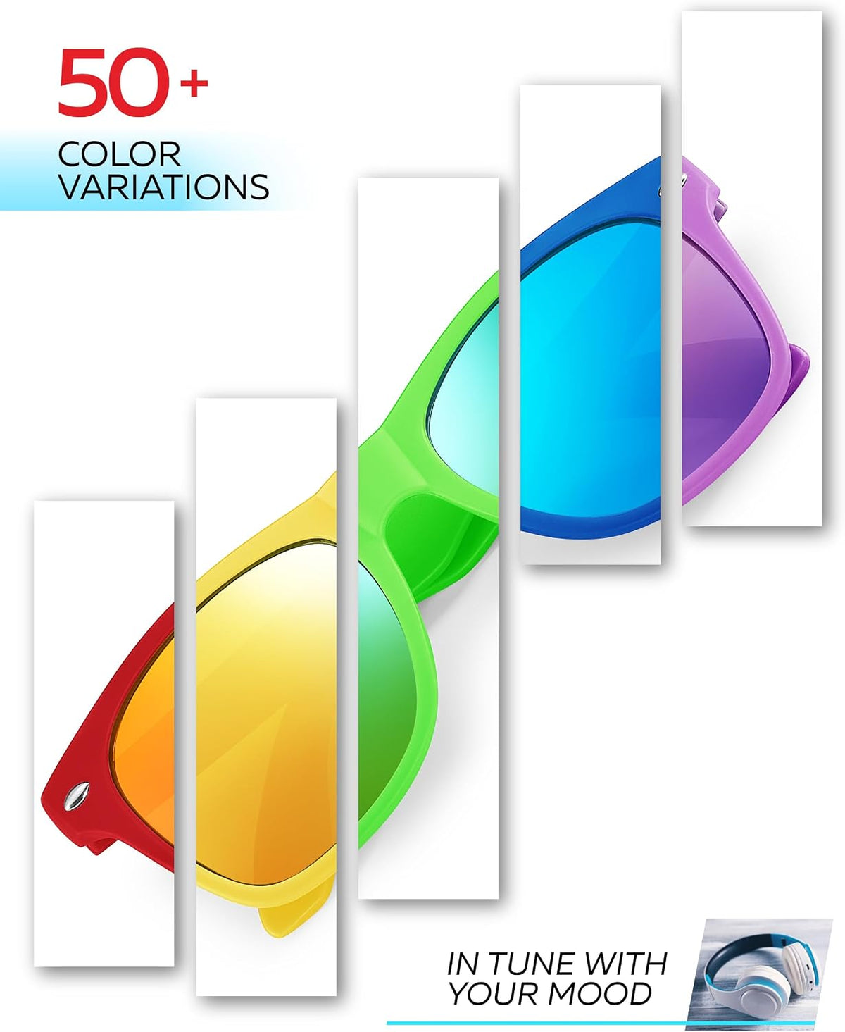 Kids Sunglasses for Boys Girls Age 3-12 Classic Children Sun Glasses UV400