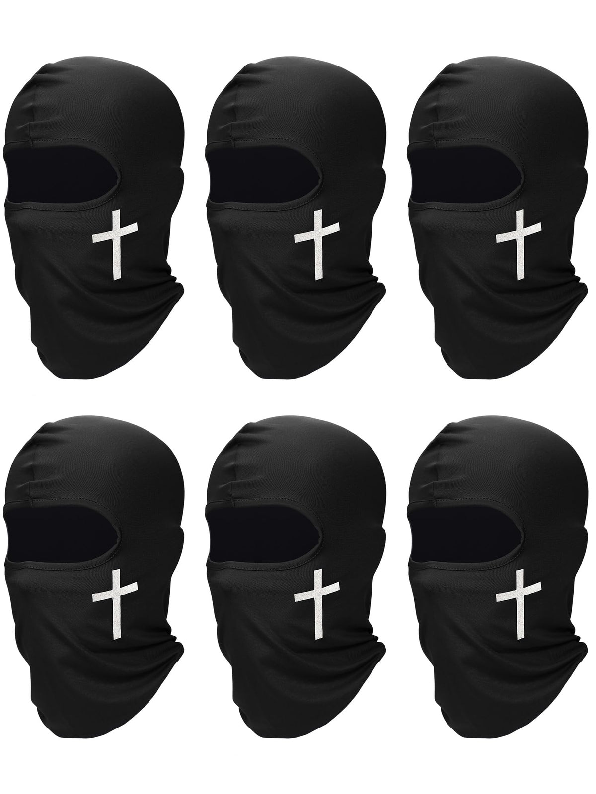 SATINIOR 6 Pcs Ski Balaclava Men Full Face Cover Mask