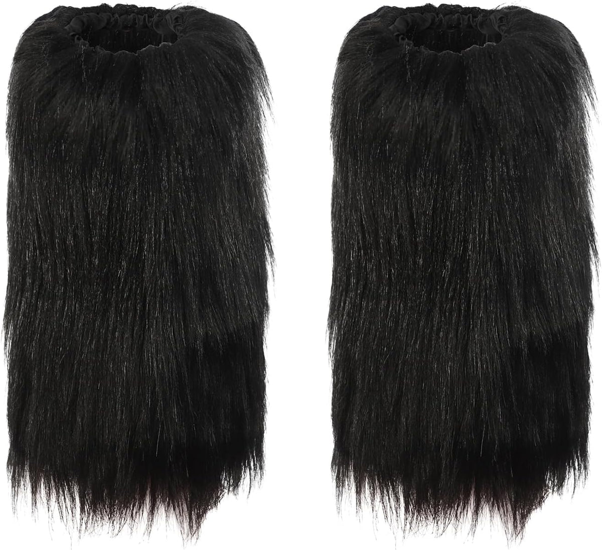 MioCloth Kid Girl Faux Fur Leg Warmers Dance Fuzzy Boot Cuff Cover Kawaii Goth Y2K Accessories Winter Xmas Clothes